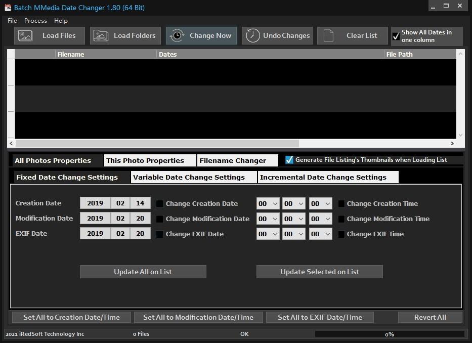 Batch MMedia Date Changer下载,媒体文件日期转换工具,文件管理